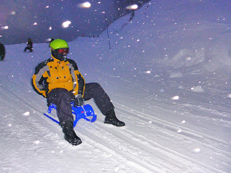 luge sur les pistes